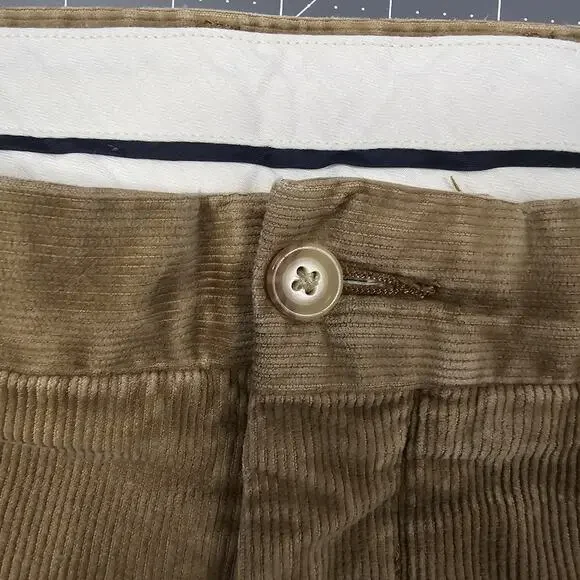 Polo Ralph Lauren Pants Mens 36x32 Corduroy Tan Khaki Preppy Utility Workwear - Picture 5 of 16